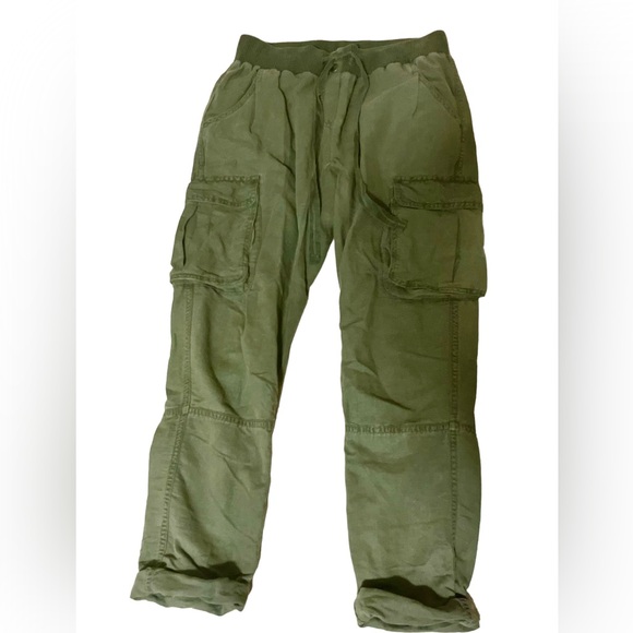 - Linen and cotton joggers, Aerie, size 2 regular, distressed look. New! - Picture 3 of 13